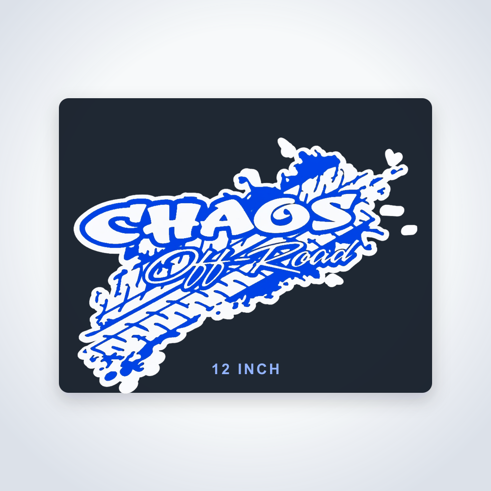 Chaos Off-Road Decal — 12"